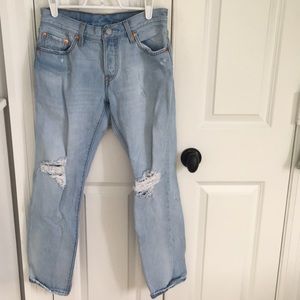 Levi’s Light Wash 501 CT Jeans